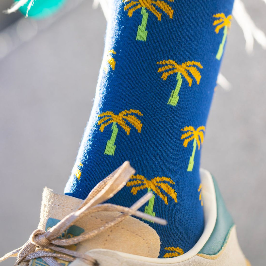 Palm Tree Bamboo Socks