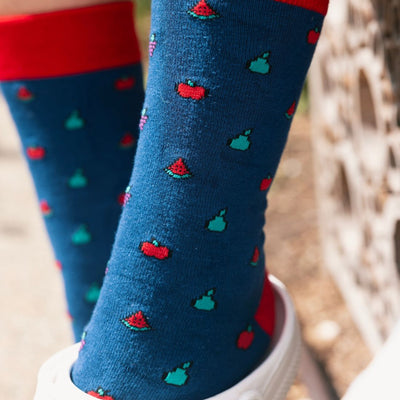 Mixed Fruit Bamboo Socks