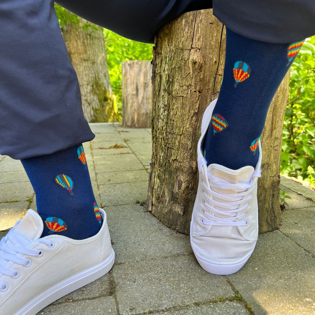 Hot Air Balloon Bamboo Socks