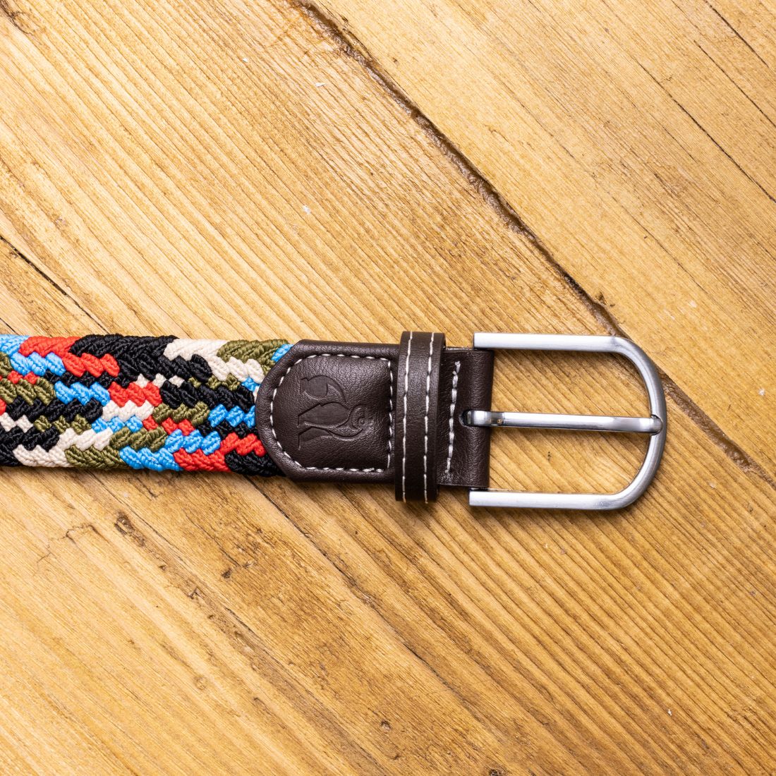 Woven Belt - Multi Block Zigzag