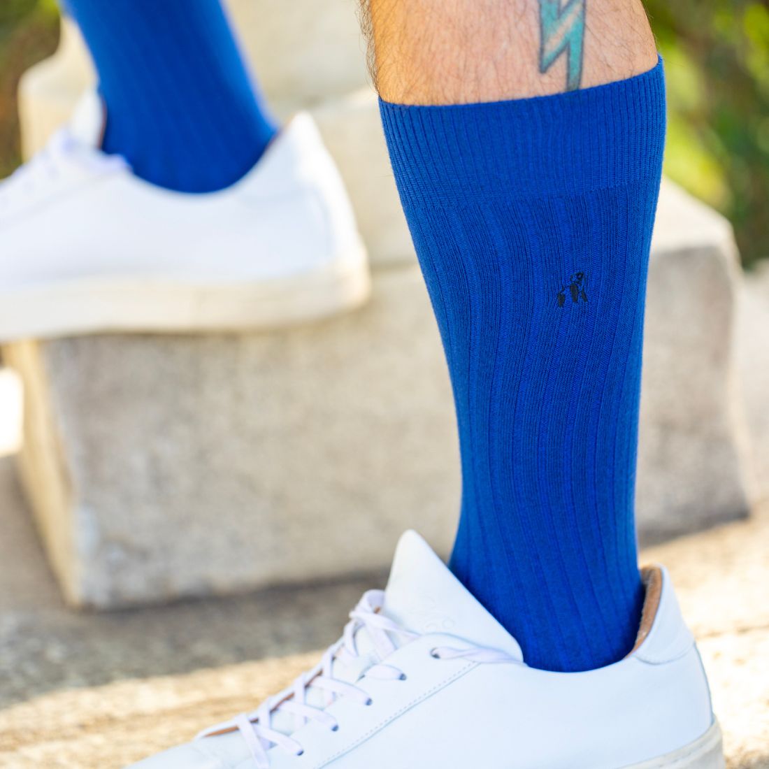 Royal Blue Bamboo Socks