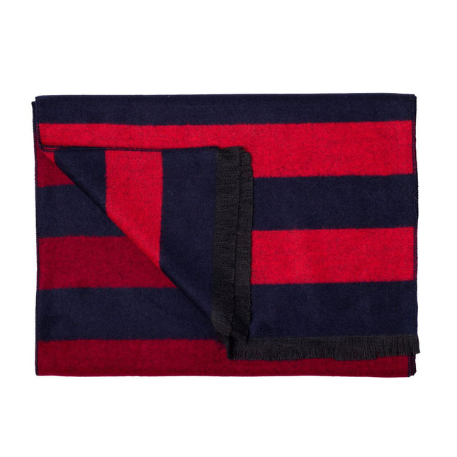 New and Trending Products - Burgundy & Red Stripe Bamboo Scarf