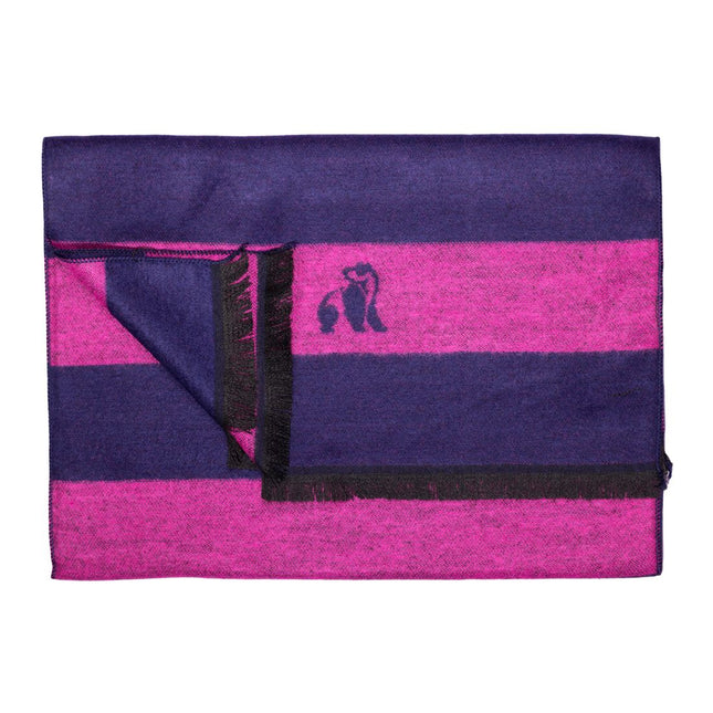 Bamboo Scarves - Rich Pink Stripe Bamboo Scarf