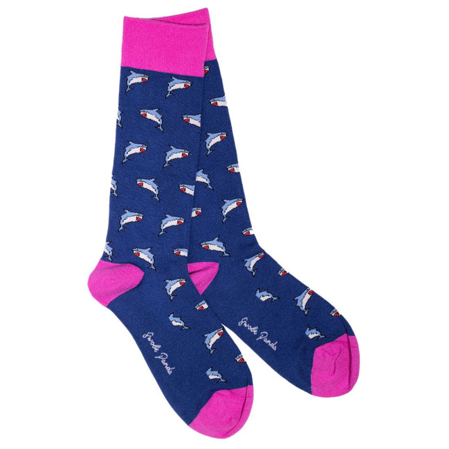 Gifts for Him - Shark Bamboo Socks