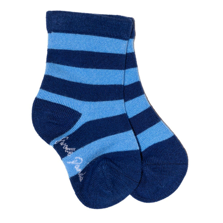 Children's Blue Stripe Bamboo Socks