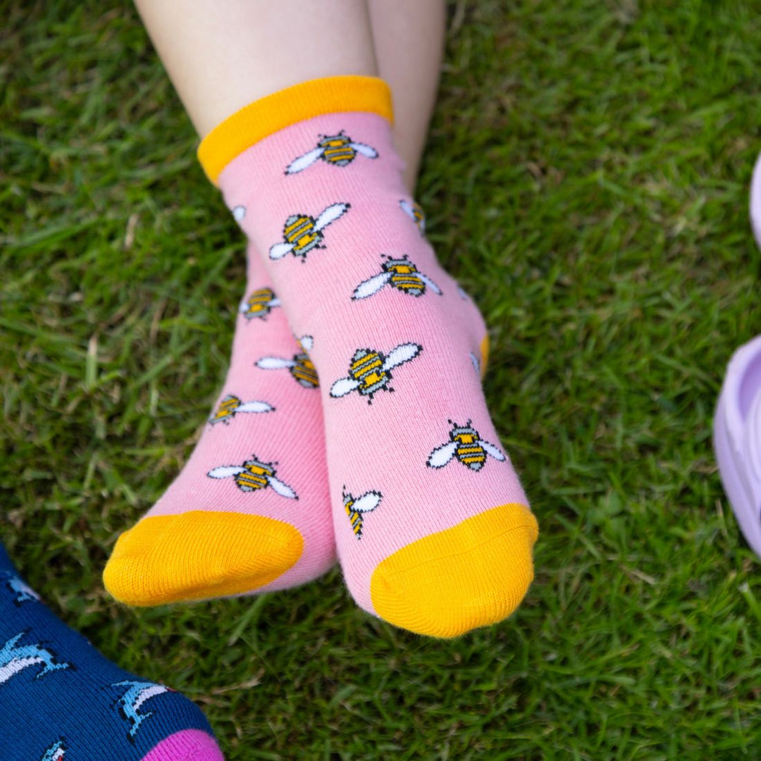 Children's Bumblebee Bamboo Socks