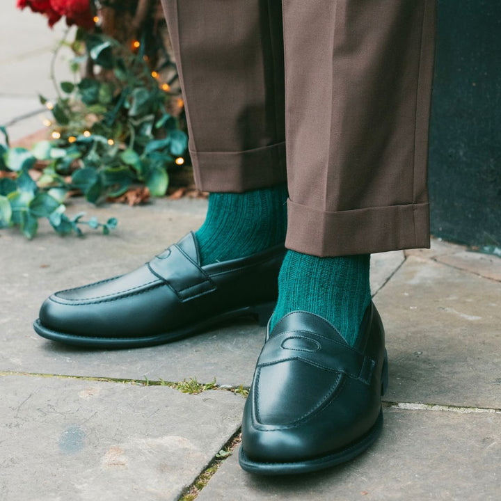 Racing Green Bamboo Boot Socks