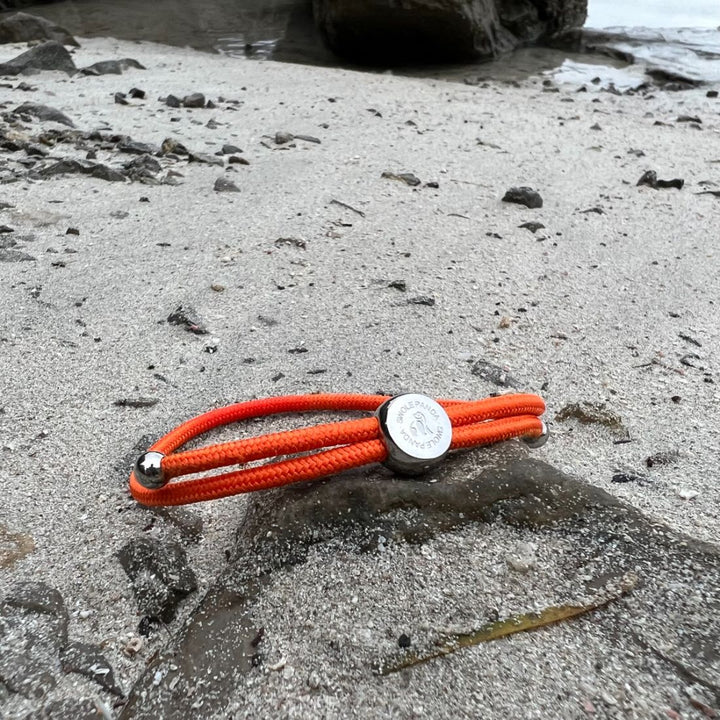 Rope Bracelet - Tangerine Orange