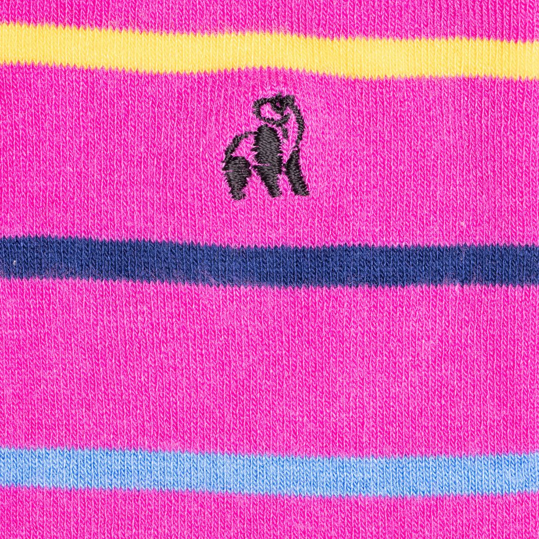 Pink Multi Stripe Bamboo Socks