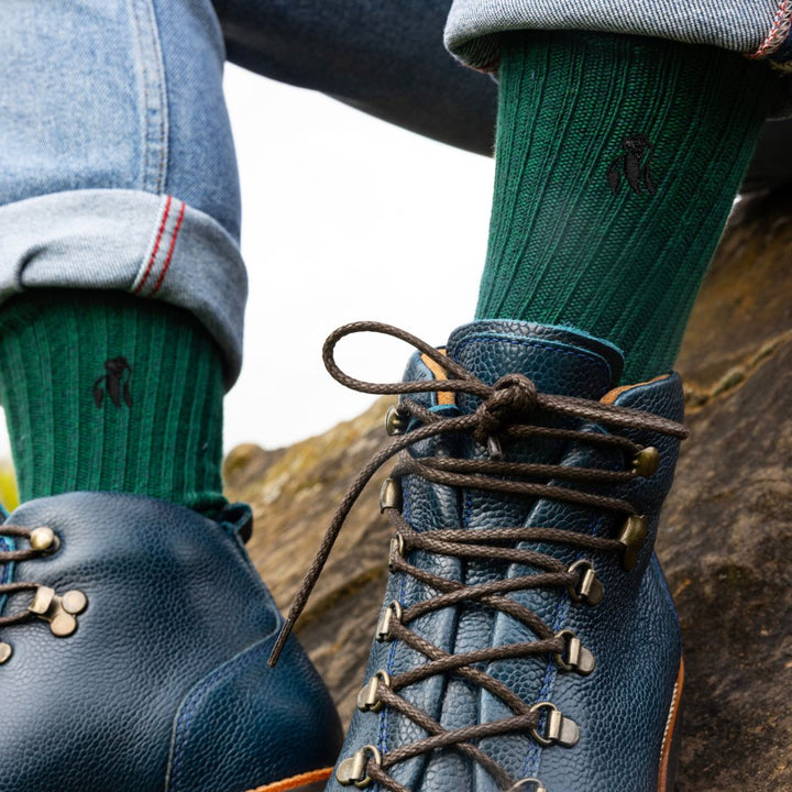 Racing Green Bamboo Boot Socks