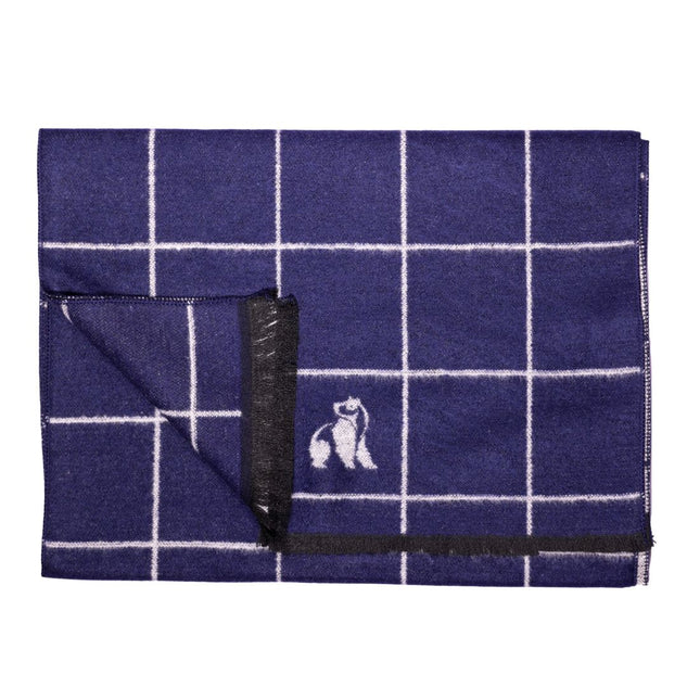 Bamboo Scarves - Blue Check Bamboo Scarf