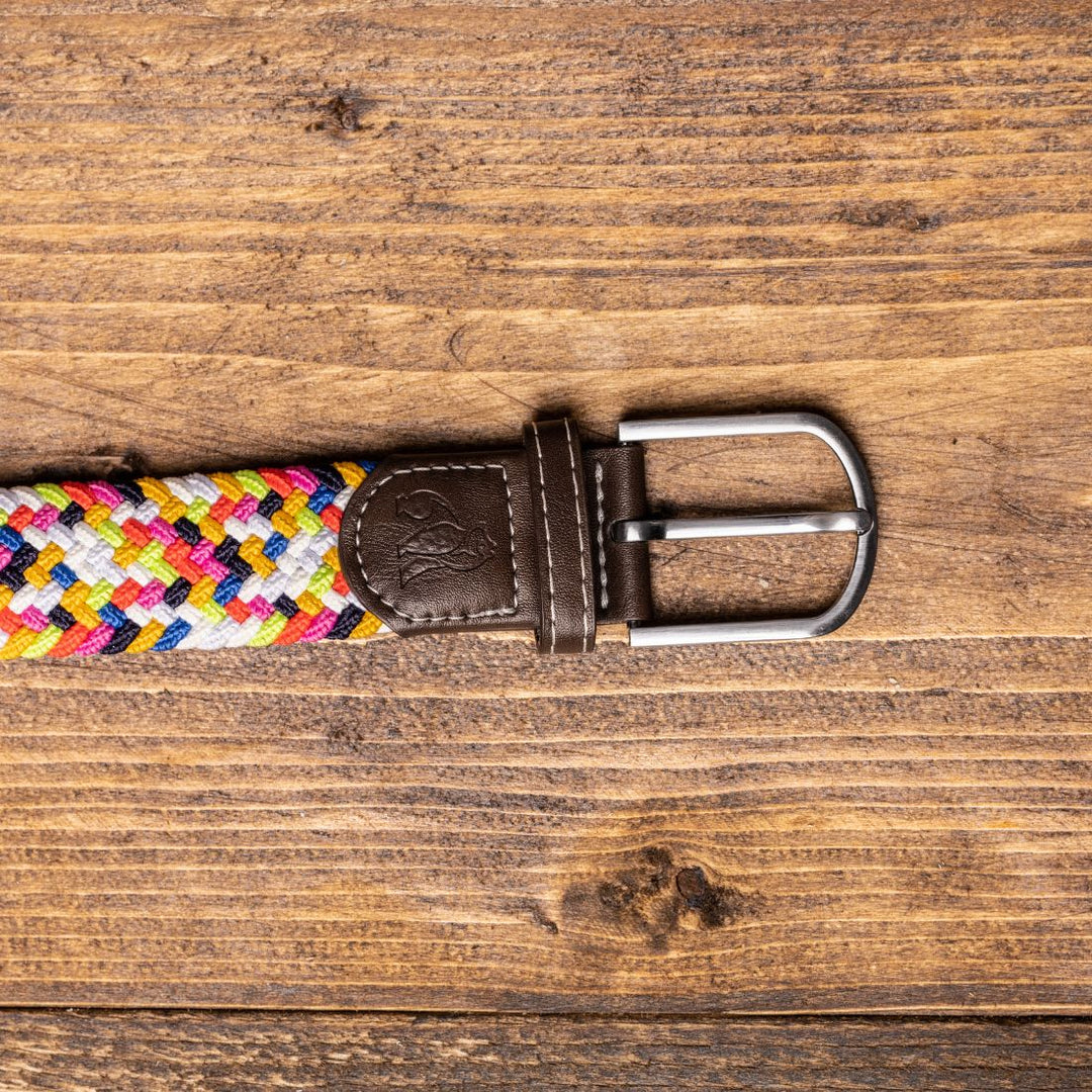 Woven Belt - Versicoloured Zigzag