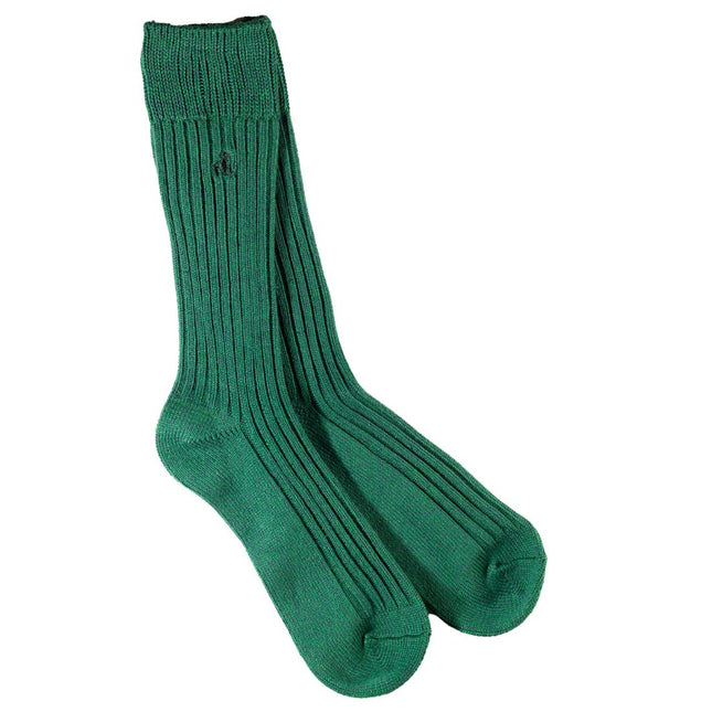 Women's Bamboo Boot Socks - Racing Green Bamboo Boot Socks