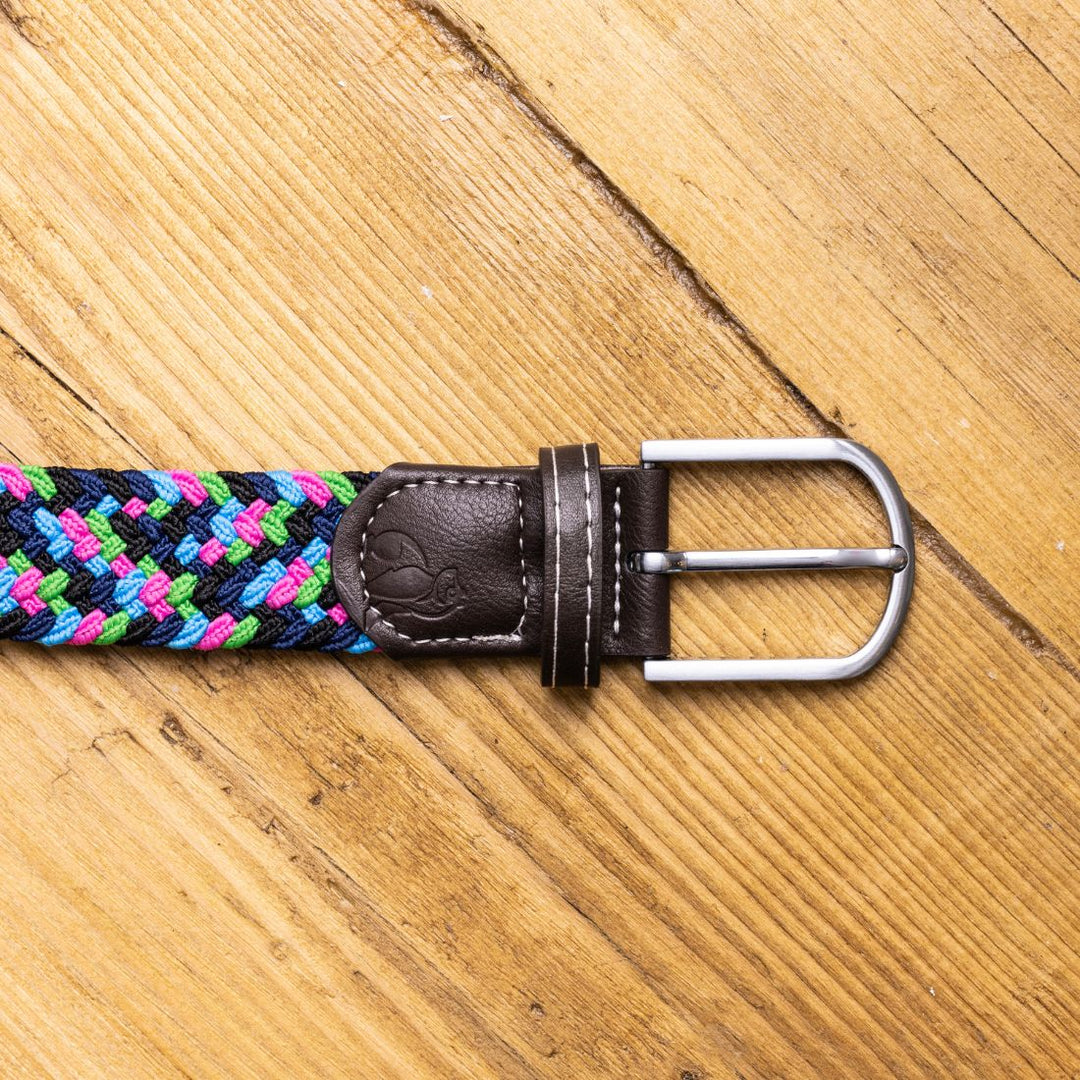 Woven Belt - Neon Zigzag