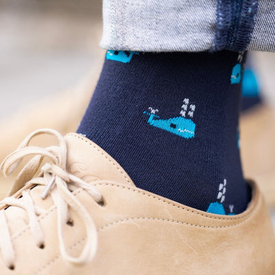 Whale Bamboo Socks