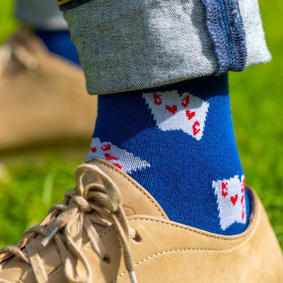 Playing Card Bamboo Socks