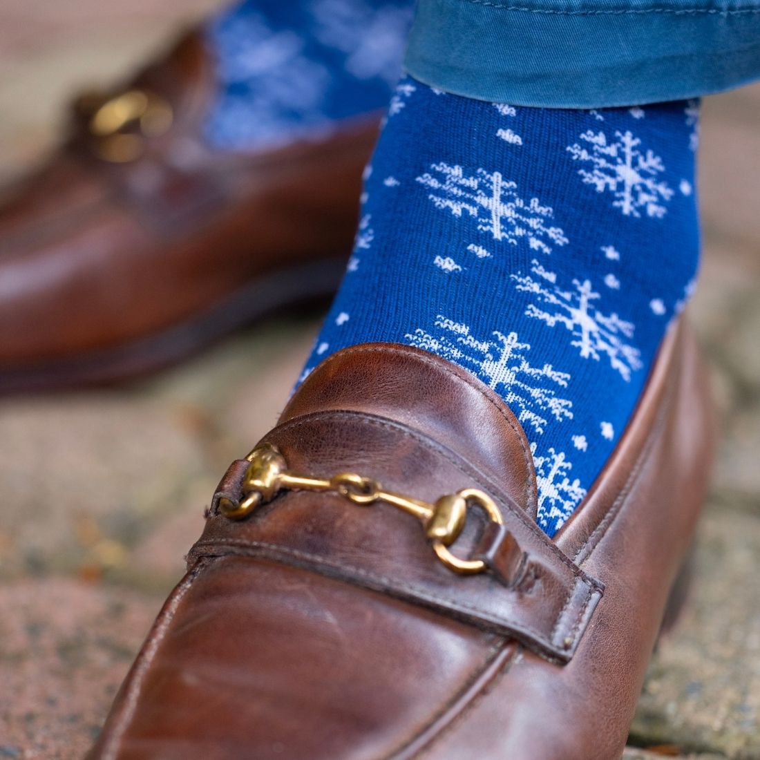 Snowflake Bamboo Socks