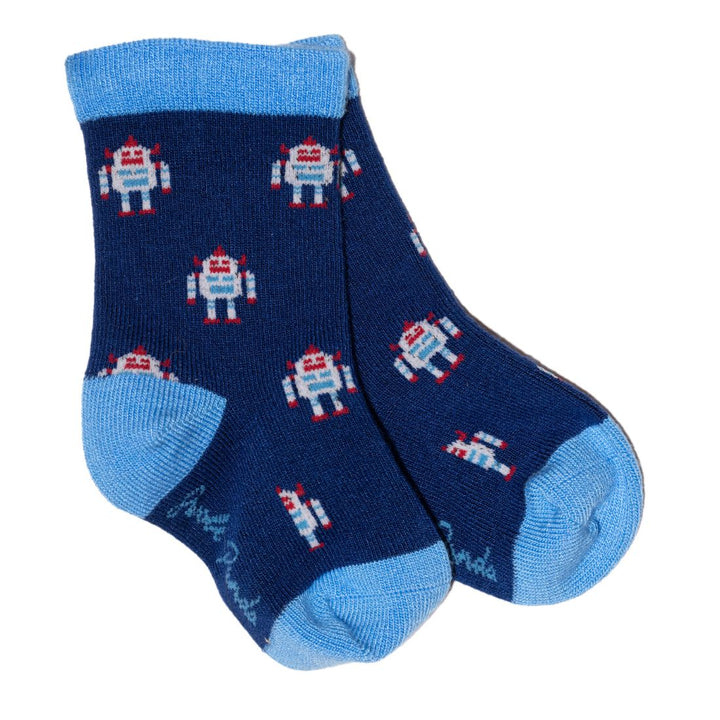 Children's Robot Bamboo Socks