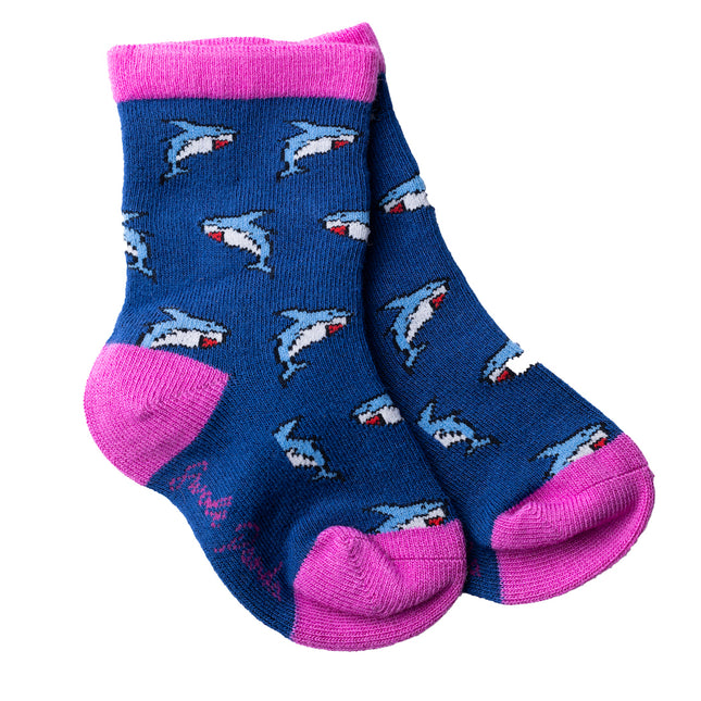 Children's Bamboo Socks - Children's Shark Bamboo Socks