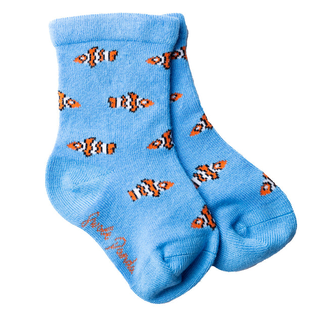 Children's Bamboo Socks - Children's Clown Fish Bamboo Socks