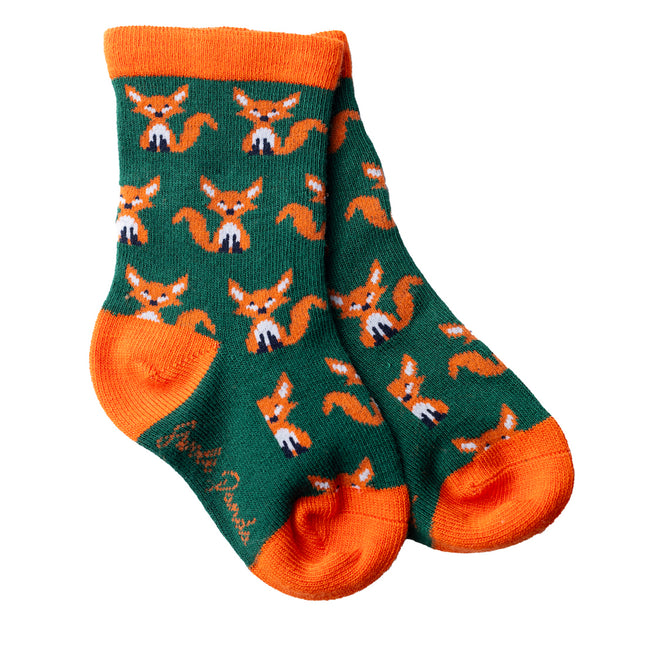 Children's Bamboo Socks - Children's Fox Bamboo Socks