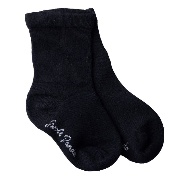 Children's Bamboo Socks - Children's Black Bamboo Socks