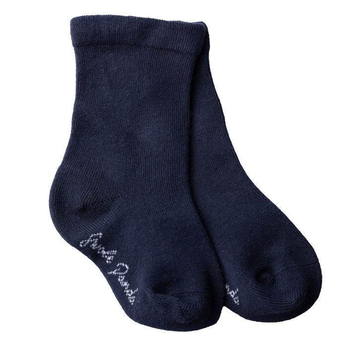 Children's Navy Bamboo Socks