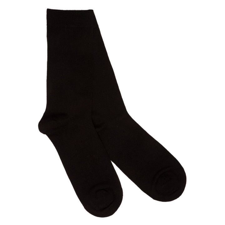 Black Bamboo Socks (Comfort Cuff)