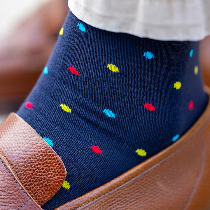 Multi Spotted Bamboo Socks