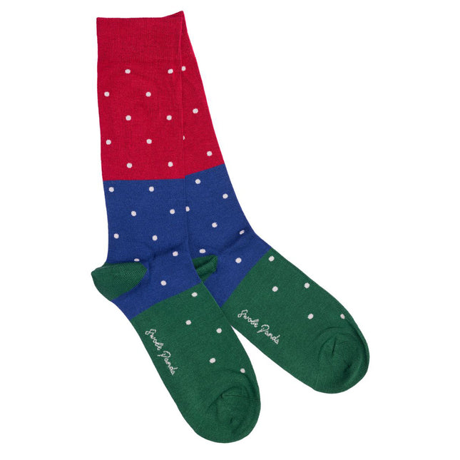 New Men's Bamboo Sock Collection - Spots and Stripes Bamboo Socks