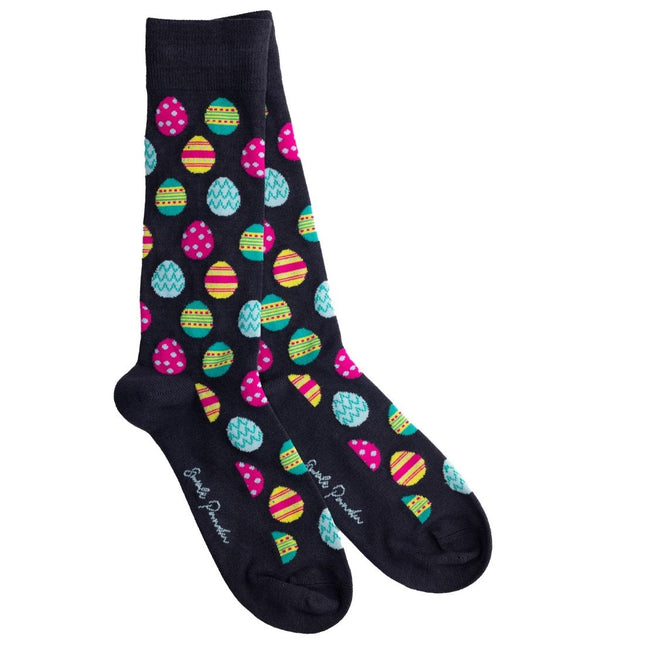 Funky Mens Socks - Easter Egg Bamboo Socks