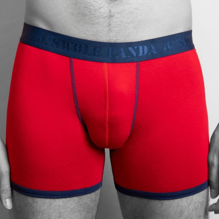 Bamboo Boxers 2 Pack - Red / Hearts