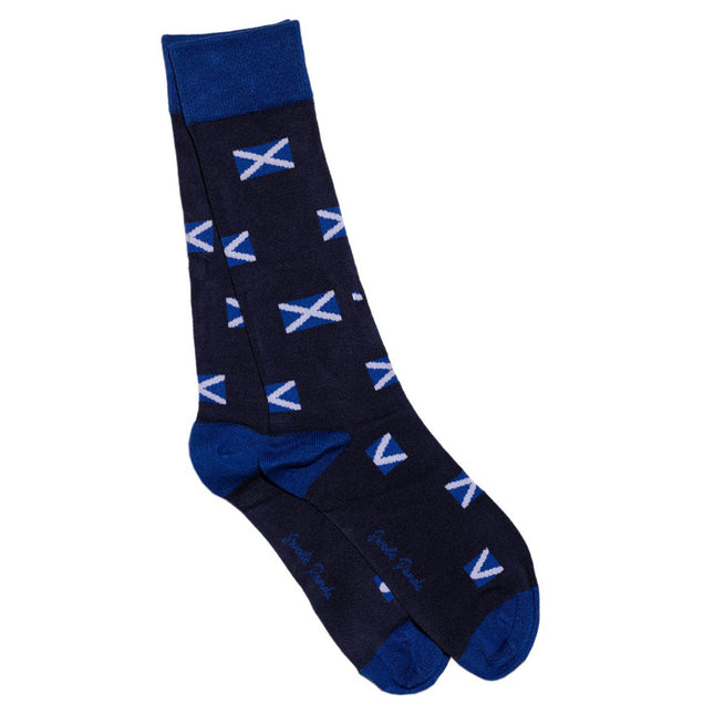 New Men's Bamboo Sock Collection - Scottish Flag Bamboo Socks