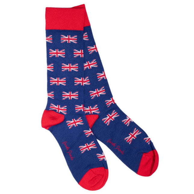 Funky Mens Socks - Union Jack Bamboo Socks