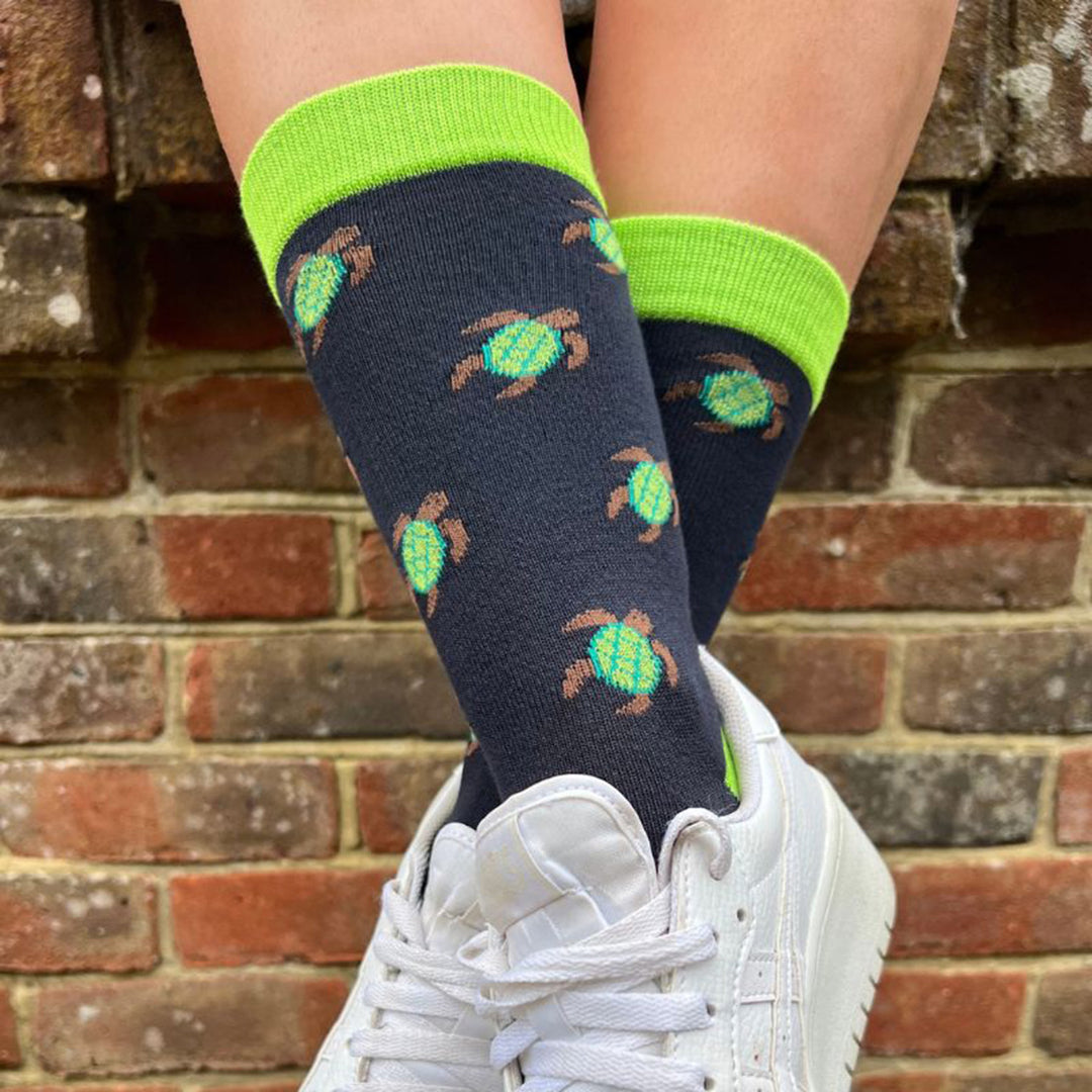 Turtle Bamboo Socks