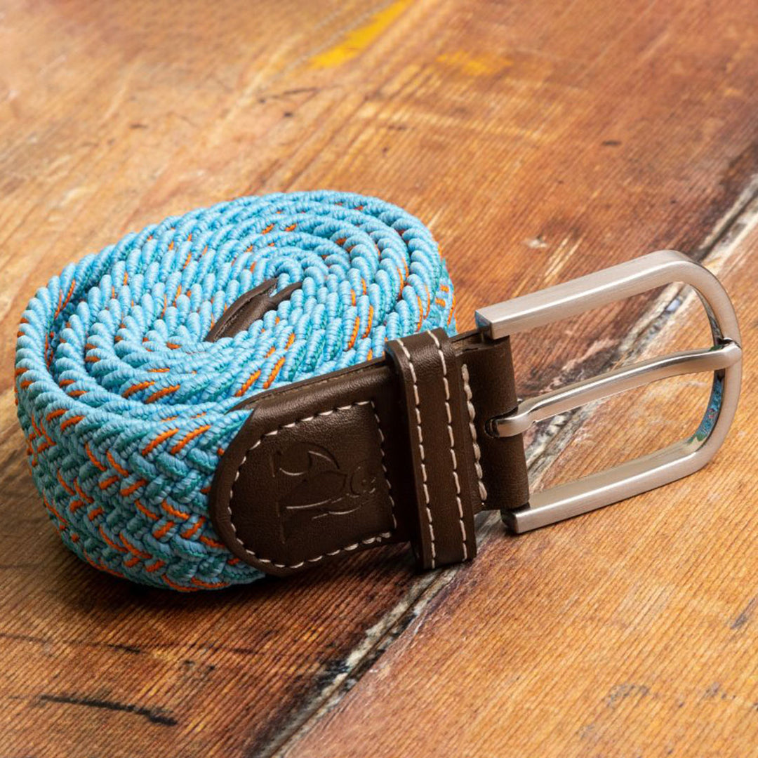 Woven Belt - Sky Blue Fine Weave