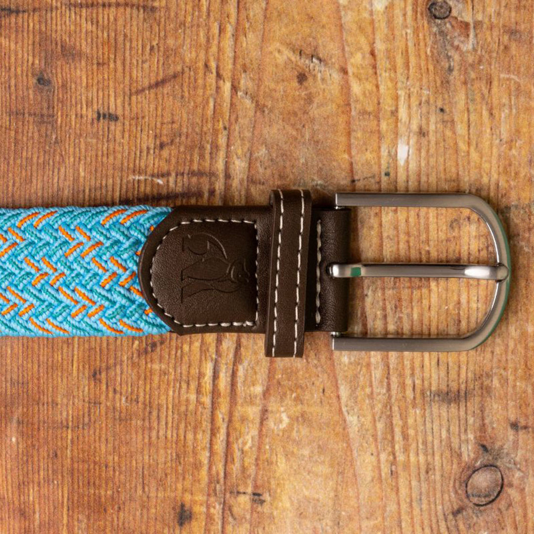 Woven Belt - Sky Blue Fine Weave