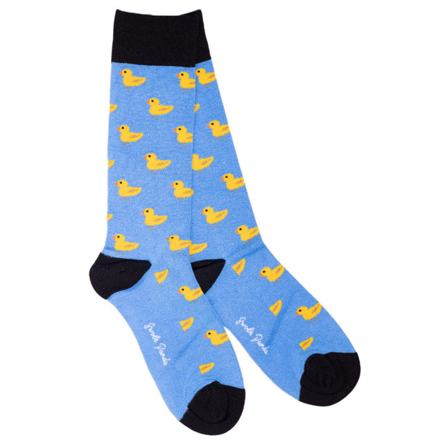 Funky Mens Socks - Duck Bamboo Socks