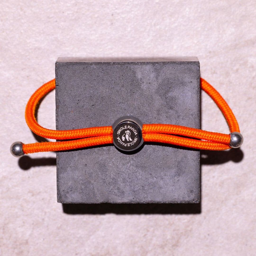 Rope Bracelet - Tangerine Orange