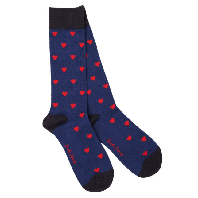 Extra Large Bamboo Socks - Heart Bamboo Socks