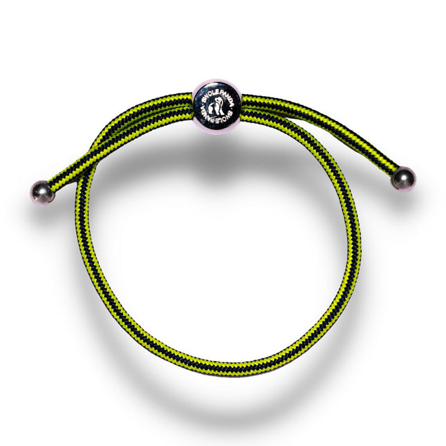 Rope Bracelets Made from Recycled Plastic Bottles - Rope Bracelet - Lime Green Stripe