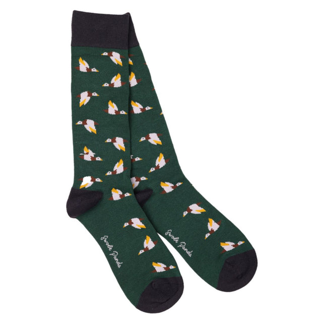 Funky Mens Socks - Flying Grouse Bamboo Socks