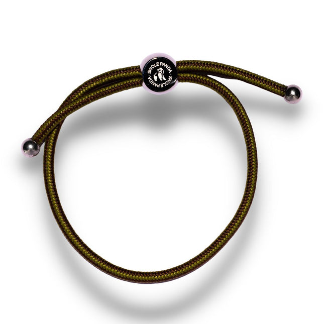 Rope Bracelets Made from Recycled Plastic Bottles - Rope Bracelet - Khaki & Brown Stripe