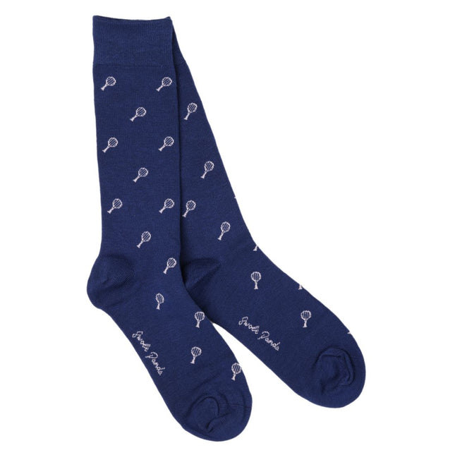 Funky Mens Socks - Tennis Racquet Bamboo Socks