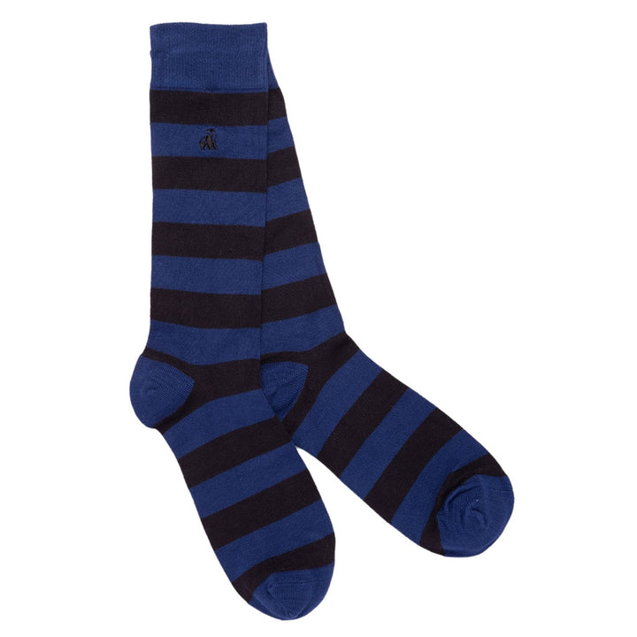 Striped Bamboo Sock Bundle - Four Pairs