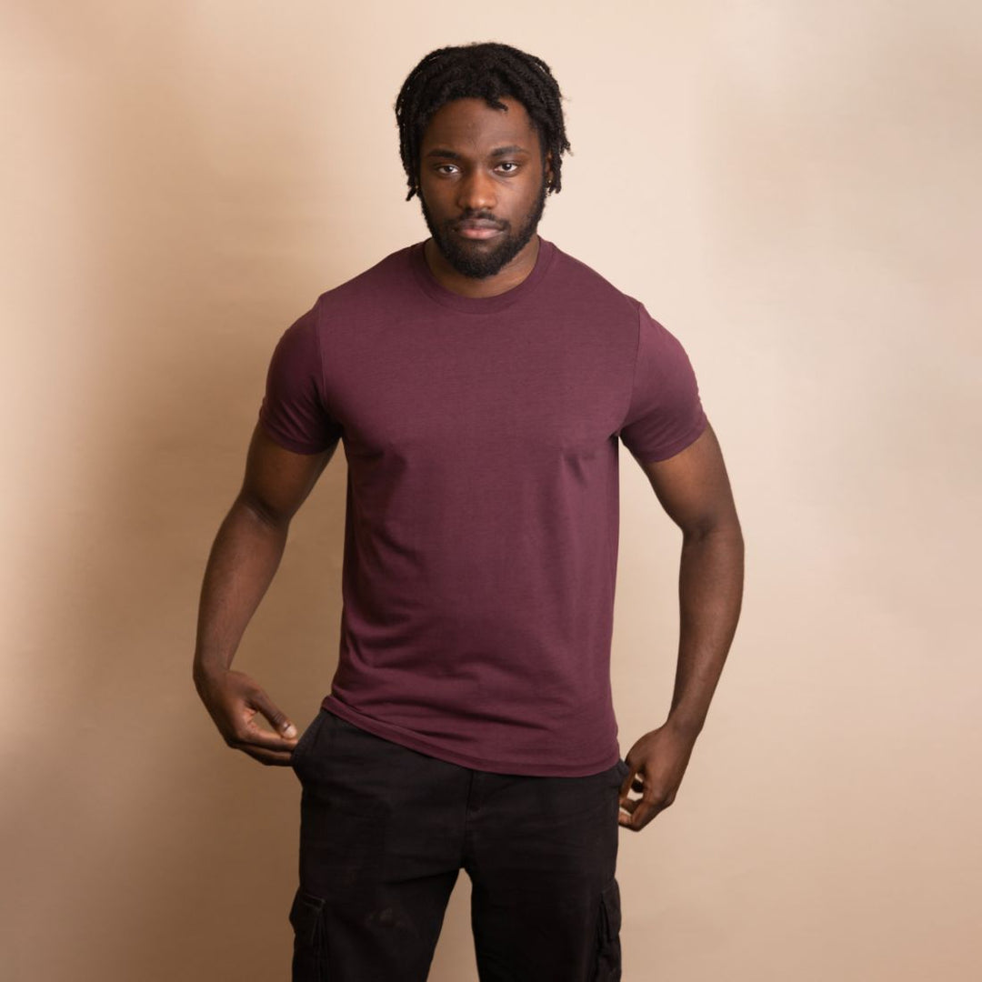 REFIBRA™ T-Shirt (Burgundy)