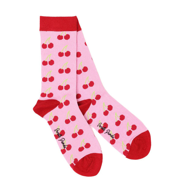 Gifts For Her - Cherry Bamboo Socks