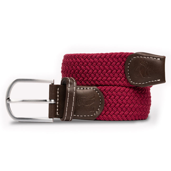 Woven Belt - Burgundy