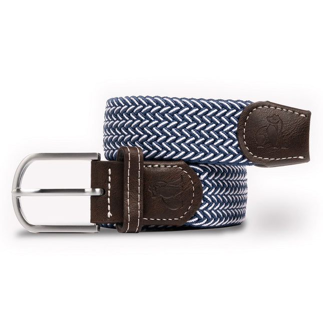 All Swole Panda Products - Woven Belt - Navy Fine Weave