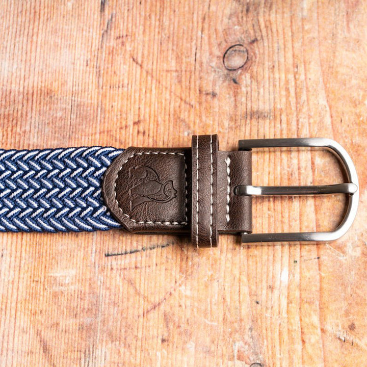 Woven Belt - Navy Fine Weave